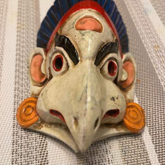 Wood bird mask - Picture 7 of 7